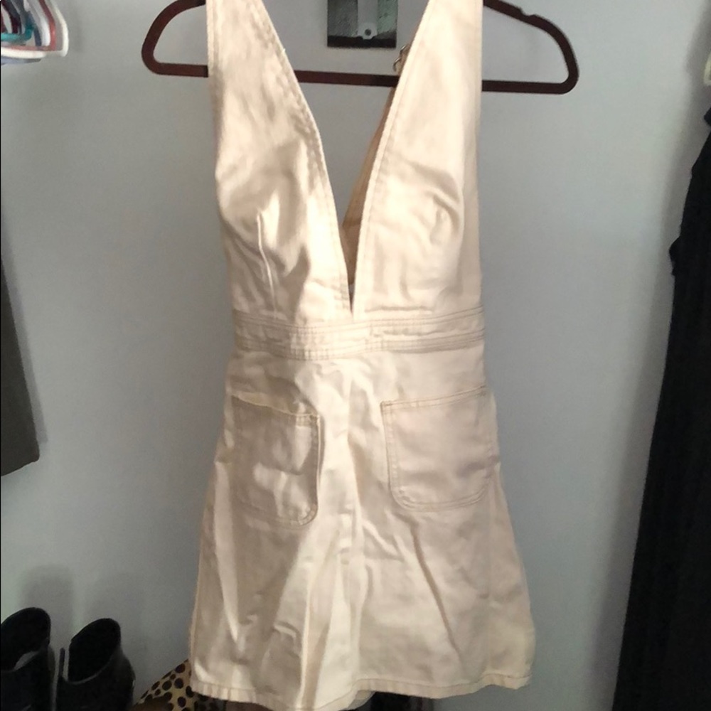 Urban Outfitters pink denim dress